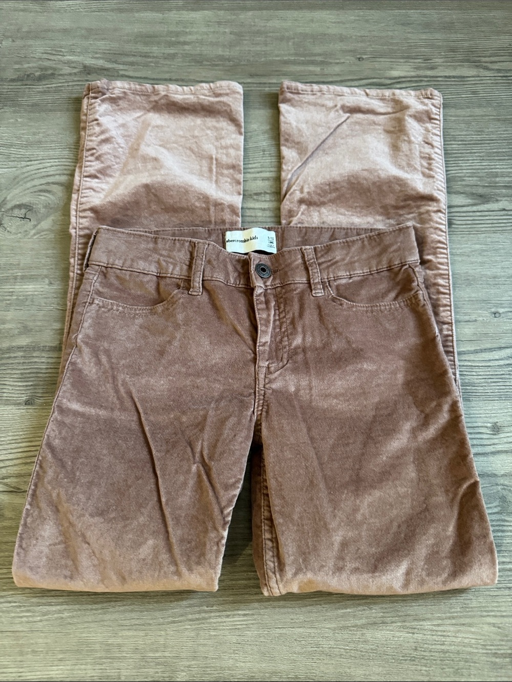 abercrombie kids faded mauve corduroy pants